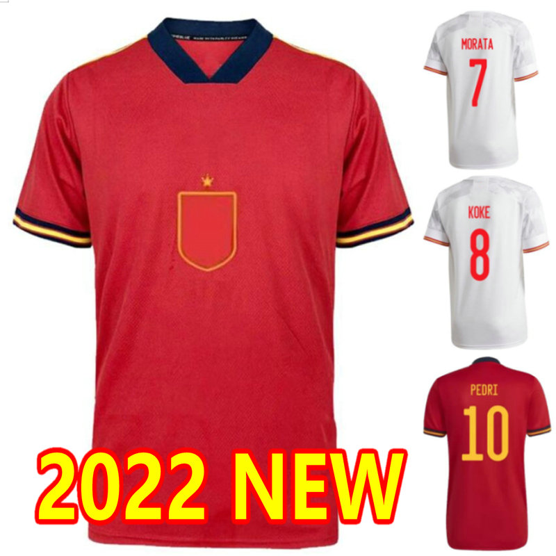 2022 Espana MORATA PEDRI ASENSIO soccer jersey national team FERRAN KOKE camiseta de futbol GAVI SARABIA KOKE SERGIO JORDI ALBA 22 23 football shirt Men Kids set, Fans home +patch3
2022 Espana MORATA PEDRI ASENSIO soccer jersey national team FERRAN KOKE camiseta de futbol GAVI SARABIA KOKE SERGIO JORDI ALBA 22 23 football shirt Men Kids set, Fans home +patch3