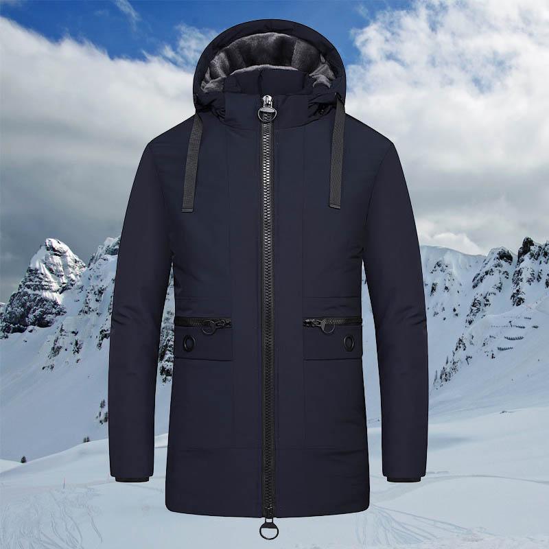 Men's Down & Parkas Winter Parka Jacket Men Outdoor Casual Mid-long Keep Warm Waterproof Hooded Collar Windbreaker ClothingMen's, Black
Men's Down & Parkas Winter Parka Jacket Men Outdoor Casual Mid-long Keep Warm Waterproof Hooded Collar Windbreaker ClothingMen's, Black
