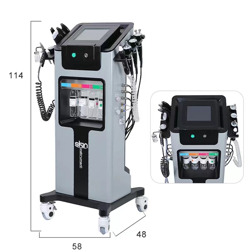 8 in 1 Multifunctional Blackhead Remover Microdermabrasion facial lifting device Skin Care Beauty Machine