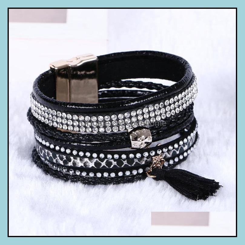 Charm Bracelets Mtilayer Leather Rhinestone Bohemian Tassel Magnetic Bracelets Bangles Bdehome Drop Delivery 2021 Dhxsk
Charm Bracelets Mtilayer Leather Rhinestone Bohemian Tassel Magnetic Bracelets Bangles Bdehome Drop Delivery 2021 Dhxsk