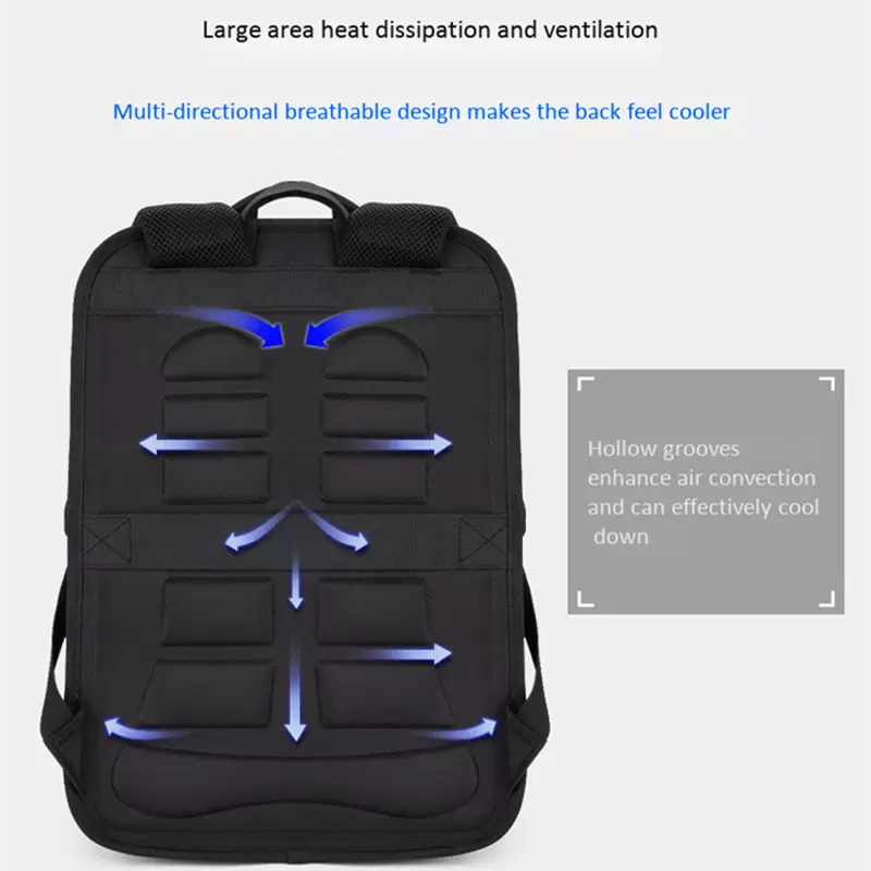 Business computer bag hard shell backpack waterproof handbag laptop tablet travel bags college student USB charging interface Storage school