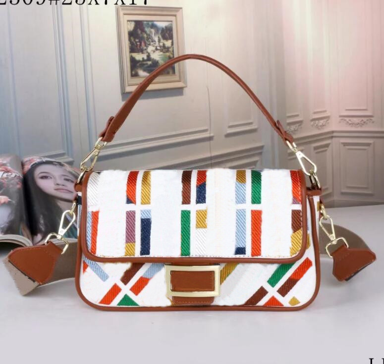 Women Canvas Crossbody Bag Underarm Bags Hardware Envelope Flap Colorful Letter Embroidery Handbags Luxurys Designers Travel Bag Postman Retro Messenger, White
Women Canvas Crossbody Bag Underarm Bags Hardware Envelope Flap Colorful Letter Embroidery Handbags Luxurys Designers Travel Bag Postman Retro Messenger, White