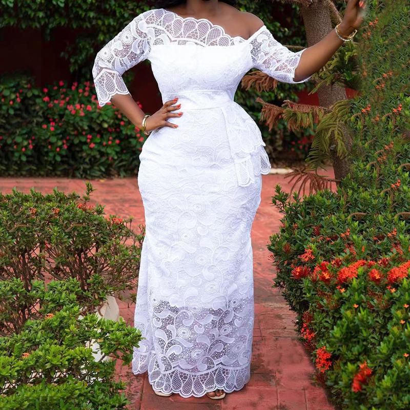 Plus Size Dresses One Shoulder Dress For Women Lace Elegant Sexy Bodycon Plain African Female Sweet Wedding Formal Party 2022, Pink
Plus Size Dresses One Shoulder Dress For Women Lace Elegant Sexy Bodycon Plain African Female Sweet Wedding Formal Party 2022, Pink