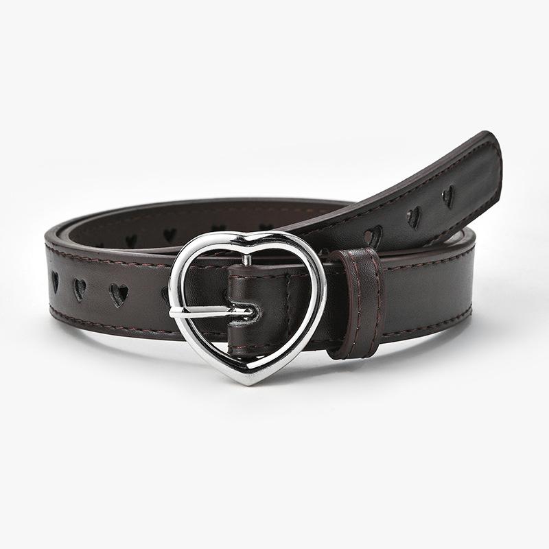 Belts Women Children Belt Solid Color Love Heart EBuckle Yelet Grommet Waist Shape Hole Hollow Faux Leather Wasitband, White
Belts Women Children Belt Solid Color Love Heart EBuckle Yelet Grommet Waist Shape Hole Hollow Faux Leather Wasitband, White
