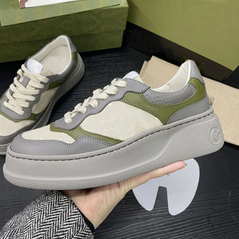 new White and beige GGs canvas platform Boots men women running shoes Green leather trim Blue ebony Orignal mens womens trainers sports sneakers, Og box
new White and beige GGs canvas platform Boots men women running shoes Green leather trim Blue ebony Orignal mens womens trainers sports sneakers, Og box