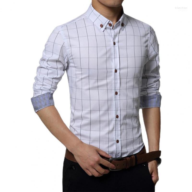Men's Dress Shirts Men Shirt Plaid Turn-down Collar Single-breasted Plus Size Slim Business For Work, Red
Men's Dress Shirts Men Shirt Plaid Turn-down Collar Single-breasted Plus Size Slim Business For Work, Red