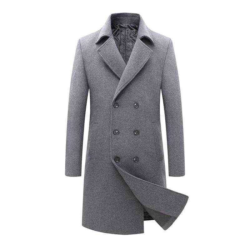Men's Wool & Blends Winter Double-breasted Coat Men Thick Slim Fit Jacket Outerwear Warm Casual Coats Overcoat Plus Size S-4XL T220810, Navy blue
Men's Wool & Blends Winter Double-breasted Coat Men Thick Slim Fit Jacket Outerwear Warm Casual Coats Overcoat Plus Size S-4XL T220810, Navy blue