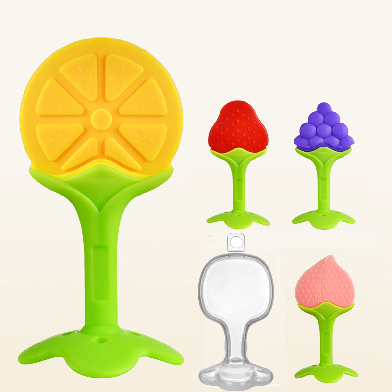 Silicone Teether Teething Baby Toy for Teeth Babies Accessories Newborn Fruit Sucking Chew Toys For Newborn Baby BPA Free
Silicone Teether Teething Baby Toy for Teeth Babies Accessories Newborn Fruit Sucking Chew Toys For Newborn Baby BPA Free