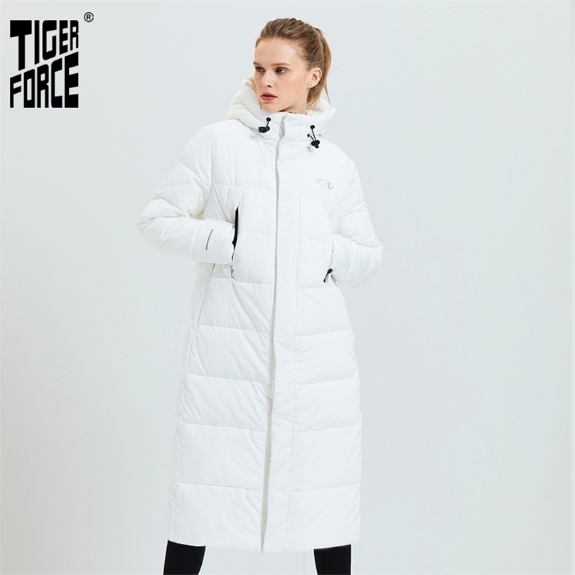 Tiger Force Women Winter Jacket Woman Long Hooded Coat Female Fashion Casual Parka Warm Overcoat Women' Jacket Puffer Coat 201127, White
Tiger Force Women Winter Jacket Woman Long Hooded Coat Female Fashion Casual Parka Warm Overcoat Women' Jacket Puffer Coat 201127, White