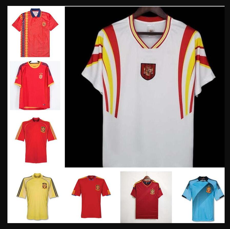 final 2010 Spain retro soccer Jerseys 1996 1994 RAUL XAVI Hierro LUIS ENSRIQUE ALONSO Caminero Iniesta PUYOL PIQUE David Villa TORRES 2008
final 2010 Spain retro soccer Jerseys 1996 1994 RAUL XAVI Hierro LUIS ENSRIQUE ALONSO Caminero Iniesta PUYOL PIQUE David Villa TORRES 2008