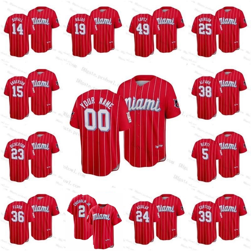 Marlins 2021 City Connect Jazz Chisholm Jr. Miami Miguel Rojas Lewis Brinson Corey Dickerson Jesus Aguilar Brian Anderson Jon Berti Jazz Chisholm Isan Diaz Jersey 001, As picture
Marlins 2021 City Connect Jazz Chisholm Jr. Miami Miguel Rojas Lewis Brinson Corey Dickerson Jesus Aguilar Brian Anderson Jon Berti Jazz Chisholm Isan Diaz Jersey 001, As picture