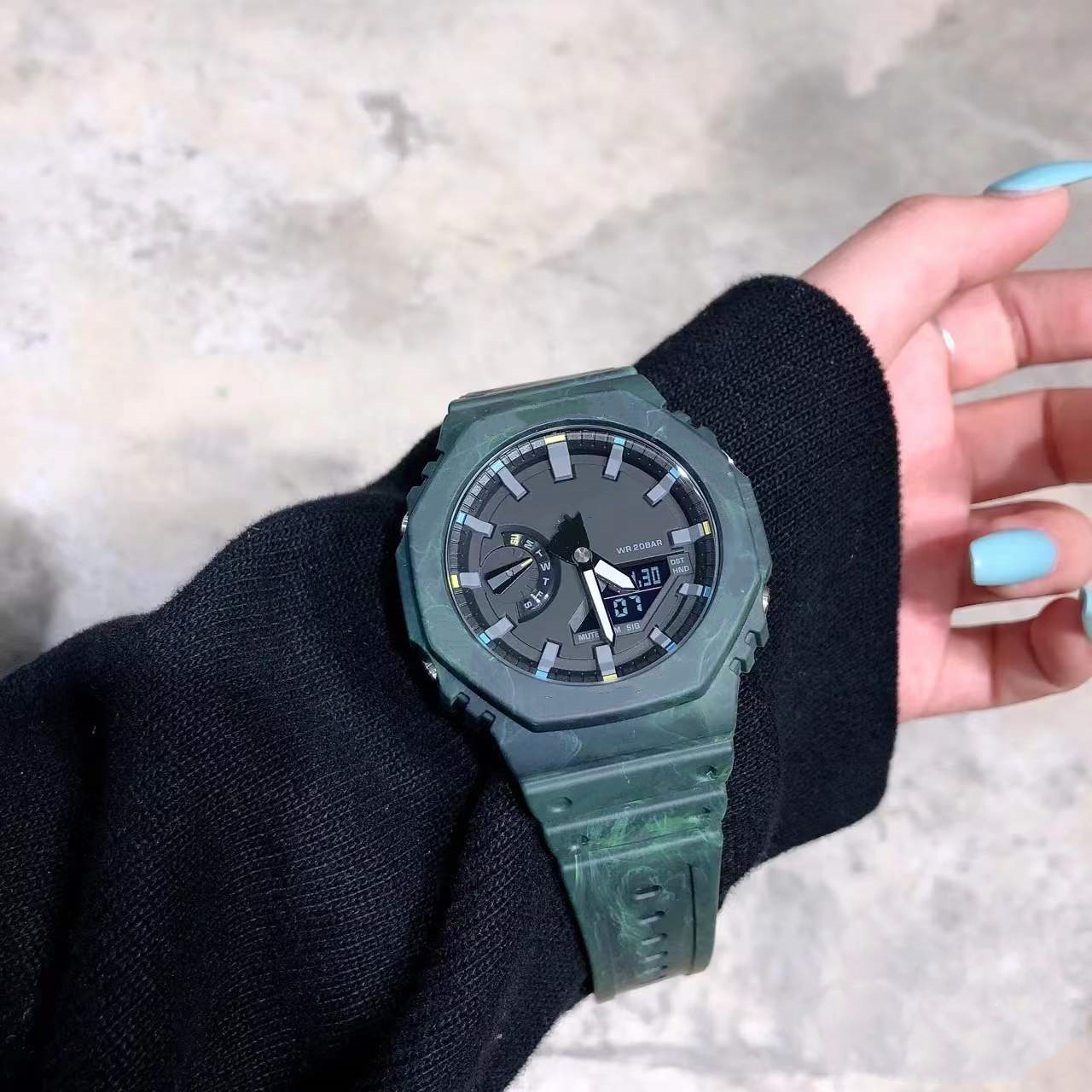 Sports Digital Men's 2100 Watch High Quality PU Band Waterproof World Time Full Function High Quality
Sports Digital Men's 2100 Watch High Quality PU Band Waterproof World Time Full Function High Quality