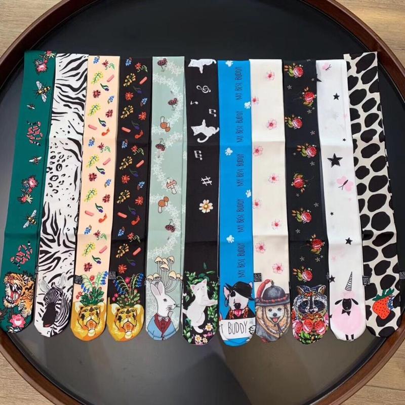 Scarves Cartoon Animal Print 2022 Bag Skinny Silk Neck Scarf Foulard Women Wrap Tie Fashion Head ScarvesScarves
Scarves Cartoon Animal Print 2022 Bag Skinny Silk Neck Scarf Foulard Women Wrap Tie Fashion Head ScarvesScarves