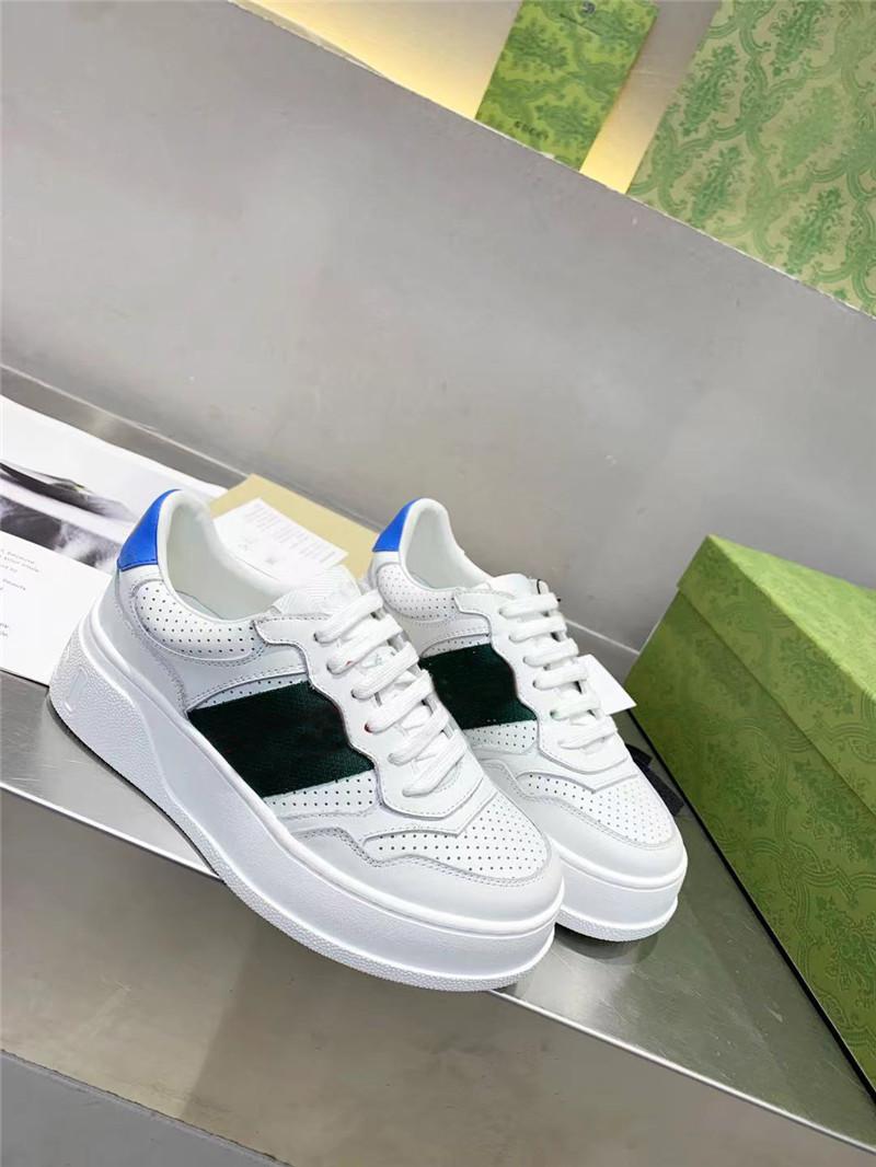 Designer Luxury Casual Shoes Web Stripe Rubber Sole New Ace Embroidered White Leather With Smooth Sneaker Wedge Espadrille Platform Shoe Wit
Designer Luxury Casual Shoes Web Stripe Rubber Sole New Ace Embroidered White Leather With Smooth Sneaker Wedge Espadrille Platform Shoe Wit