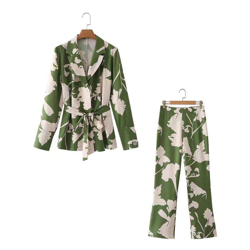 Women' Blouses & Shirts Female Clothing Fashion Printed Lady Single Button Suit Collar Chic Ladies Shirt High Waist Flares Woman Pan Suits, Photo color
Women' Blouses & Shirts Female Clothing Fashion Printed Lady Single Button Suit Collar Chic Ladies Shirt High Waist Flares Woman Pan Suits, Photo color