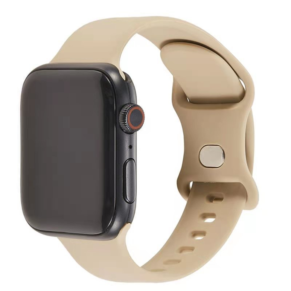 Silicone Strap For Apple Watch Band 7 41mm/45mm Series 6 SE 5 4 42mm/44mm Rubber Wristband iWatch 3 2 1 38/40mm Smart Bracelet free shipping