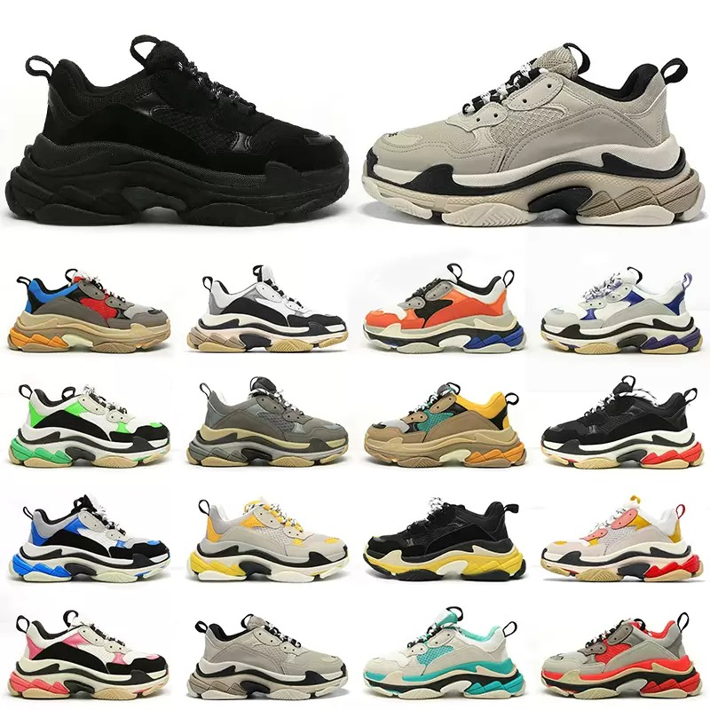 2022 triple s men women designer casual shoes platform sneakers black white grey red pink blue green Royal oreo mens trainers Jogging Walking
2022 triple s men women designer casual shoes platform sneakers black white grey red pink blue green Royal oreo mens trainers Jogging Walking