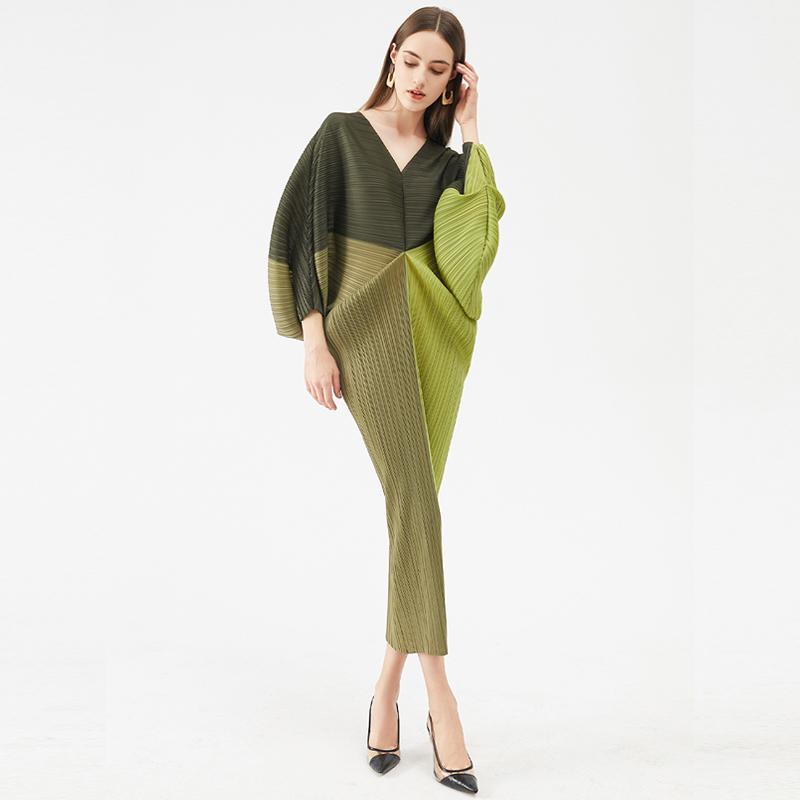 Casual Dresses Miyake Pleated Dress Spring Bat Sleeve Elegant Long Ladies Original Designer Aesthetic Clothes, Photo color
Casual Dresses Miyake Pleated Dress Spring Bat Sleeve Elegant Long Ladies Original Designer Aesthetic Clothes, Photo color