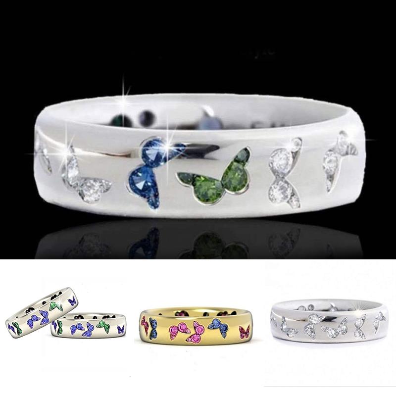 Cluster Rings Colors Colorful Zircon Butterfly Ring Size 6 7 8 9 10 11 Beautiful Women Jewelry Vintage Wedding Anniversary GiftCluster
Cluster Rings Colors Colorful Zircon Butterfly Ring Size 6 7 8 9 10 11 Beautiful Women Jewelry Vintage Wedding Anniversary GiftCluster