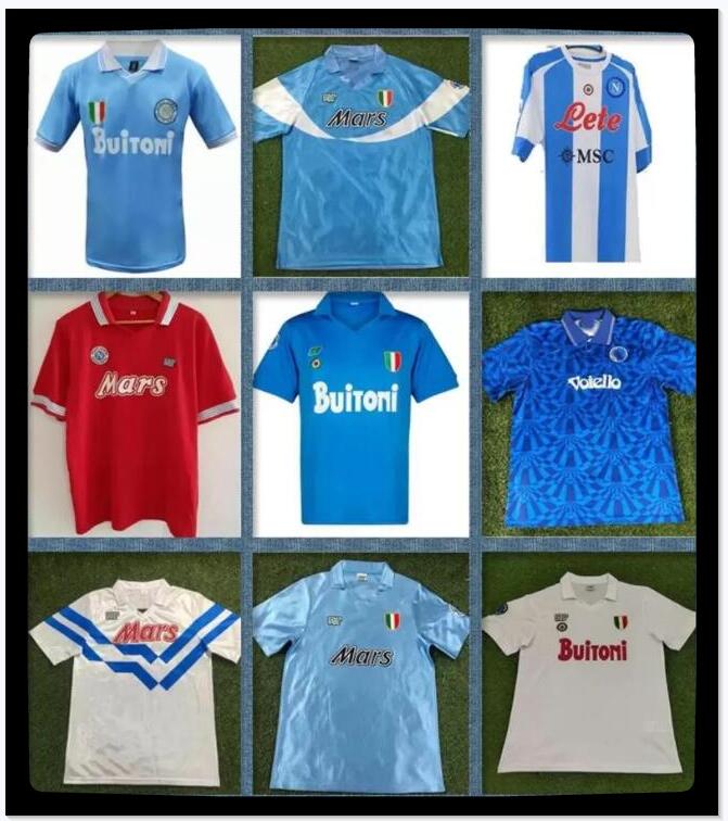1986 1987 1988 1999 Napoli Retro Soccer Jerseys 87 88 89 91 93 Coppa Italia Napoli Maradona Vintage Calcio Classic Vintage Football shirts, Multi
1986 1987 1988 1999 Napoli Retro Soccer Jerseys 87 88 89 91 93 Coppa Italia Napoli Maradona Vintage Calcio Classic Vintage Football shirts, Multi