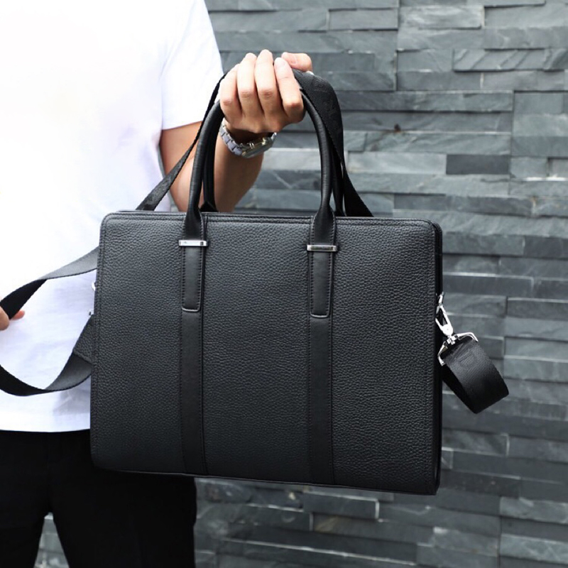 Genuine Leather Briefcase Luxury Designer Business Laptop Bag Top Quality Hardware Attache Case with Removable Strap, Package
Genuine Leather Briefcase Luxury Designer Business Laptop Bag Top Quality Hardware Attache Case with Removable Strap, Package
