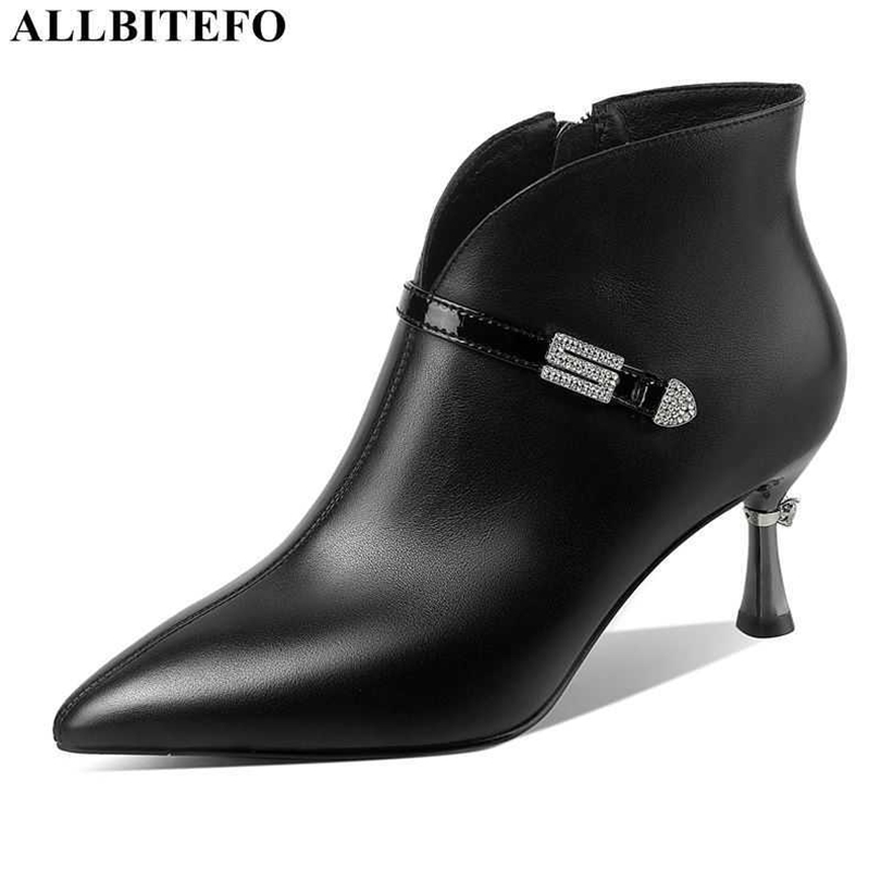 ALLBITEFO heel genuine leather brand high heels women boots women high heel shoes party women heels girls shoes 210611, As picture
ALLBITEFO heel genuine leather brand high heels women boots women high heel shoes party women heels girls shoes 210611, As picture