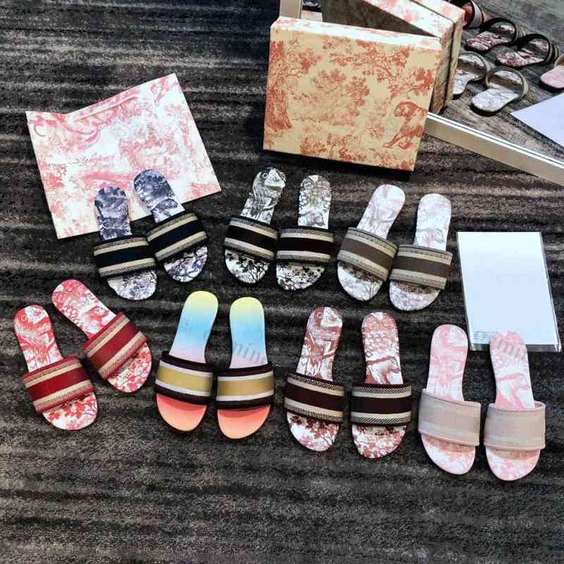 paris Sandals 2022 dways Womens Slippers Embroidered Floral Brocade Girls Beach Flip Flops flat summer luxuries loafers Striped Oblique DUEE, 21
paris Sandals 2022 dways Womens Slippers Embroidered Floral Brocade Girls Beach Flip Flops flat summer luxuries loafers Striped Oblique DUEE, 21