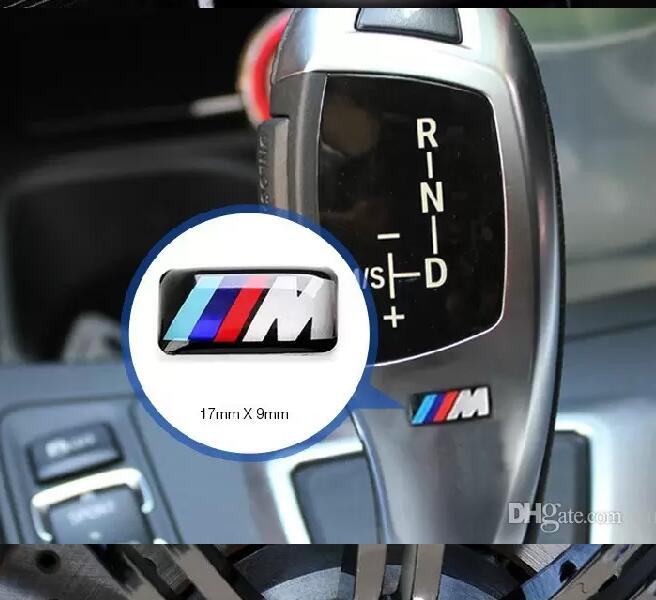 Car Vehicle Wheel Badge M Sport 3D Emblem Sticker Decals Logo For bmw M Series M1 M3 M5 M6 X1 X3 X5 X6 E34 E36 E6 Car Styling Stickers
