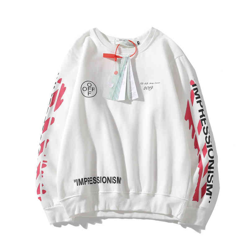 New Fashion Trend Luxury Brand Men's Clothing Designer Wholesale Off Blank Ow 99 Paint Graffiti Make Old Round Neck Plush Sweater, White
New Fashion Trend Luxury Brand Men's Clothing Designer Wholesale Off Blank Ow 99 Paint Graffiti Make Old Round Neck Plush Sweater, White