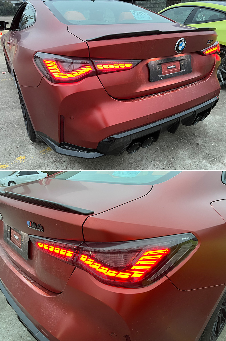 Auto Accessories Turn Signal Lights For BMW M4 DRL Taillight 20-2022 425I 430I Rear Car LED Tail Light Brake Light