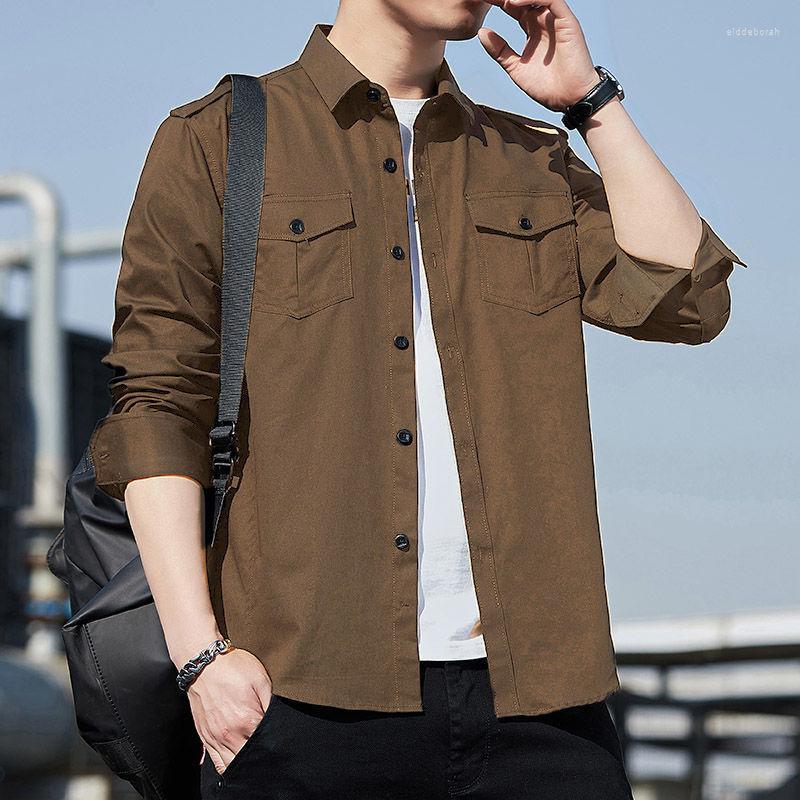 Men's Dress Shirts Men Long Sleeve Sleeved Shirt Trend Korean Work Clothes Handsome Loose Casual Coat Spring And Autumn Tactical Hip HopMen', Nl6621 black
Men's Dress Shirts Men Long Sleeve Sleeved Shirt Trend Korean Work Clothes Handsome Loose Casual Coat Spring And Autumn Tactical Hip HopMen', Nl6621 black