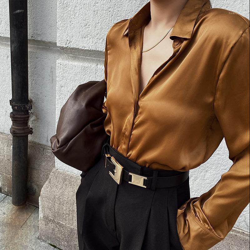 French Style Satin Silk Vintage Blouse Shirt Women Tops Long Sleeve Ladies 2022 Spring Fall Fashion OL Loose Blouses Female Women's & Shirts, Champagne
French Style Satin Silk Vintage Blouse Shirt Women Tops Long Sleeve Ladies 2022 Spring Fall Fashion OL Loose Blouses Female Women's & Shirts, Champagne