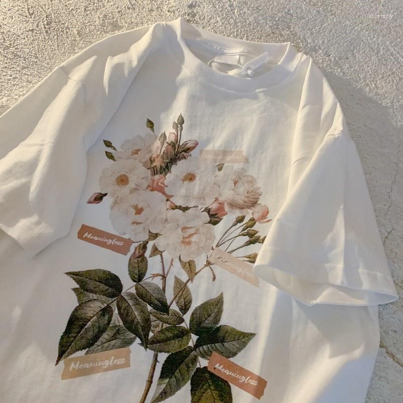 Women's Plus Size T-Shirt Vintage Women Flowers Print Cotton Top Tees Loose Short-sleeved Oversized White Unisex SummerWomen's Jasp22
Women's Plus Size T-Shirt Vintage Women Flowers Print Cotton Top Tees Loose Short-sleeved Oversized White Unisex SummerWomen's Jasp22
