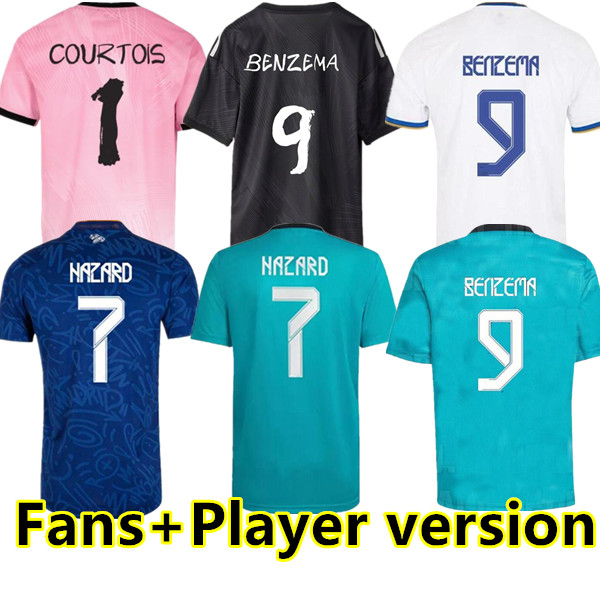 21 22 Real Madrids BENZEMA HAZARD soccer jerseys football shirt CAMAVINGA ALABA ASENSIO MODRIC REAL MARCELO VALVERDE camiseta fans+player 120th anniversary kit, Black
21 22 Real Madrids BENZEMA HAZARD soccer jerseys football shirt CAMAVINGA ALABA ASENSIO MODRIC REAL MARCELO VALVERDE camiseta fans+player 120th anniversary kit, Black