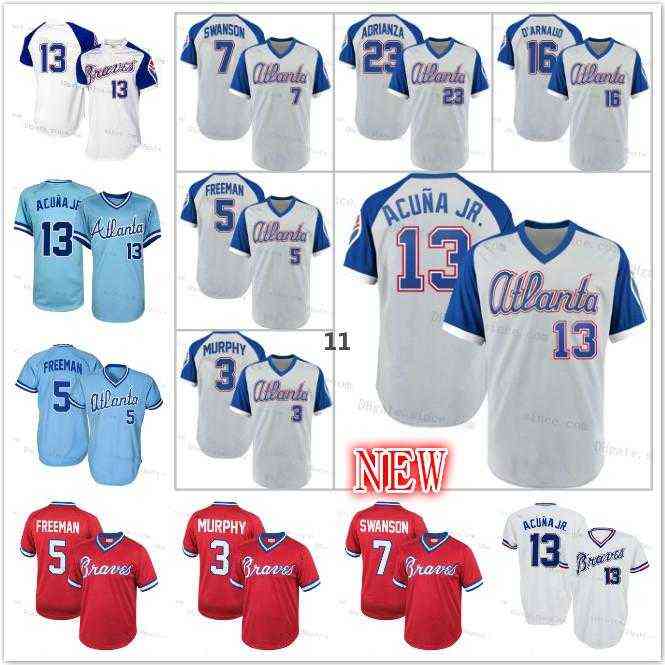 Custom Ronald Acuna Jr. Braves Baseball Jersey 1984 White 1982 1981 Light Blu Atlanta Marcell Ozuna Jersey 1980 1979 Ozzie Albies Riley, As picture /men
Custom Ronald Acuna Jr. Braves Baseball Jersey 1984 White 1982 1981 Light Blu Atlanta Marcell Ozuna Jersey 1980 1979 Ozzie Albies Riley, As picture /men