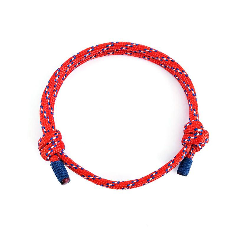 Simple Classic Design Colorful 550 Paracord Link Bracelet for Sports Men Women Gift