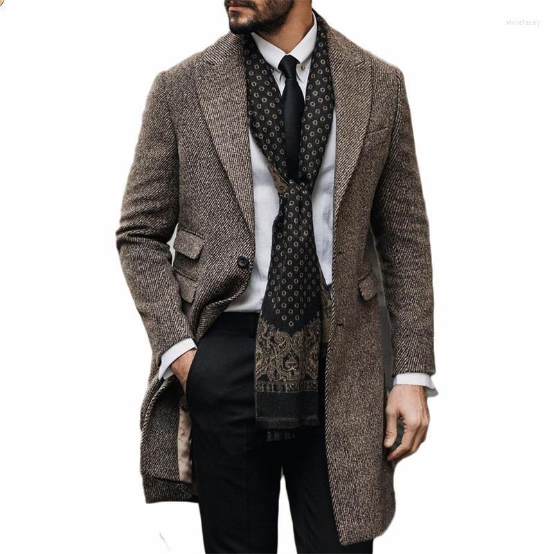 Men' Wool & Blends Jacket Winter Coat Herringbone Tweed Long Warm Commuter Business Blazer Viol22, Black
Men' Wool & Blends Jacket Winter Coat Herringbone Tweed Long Warm Commuter Business Blazer Viol22, Black