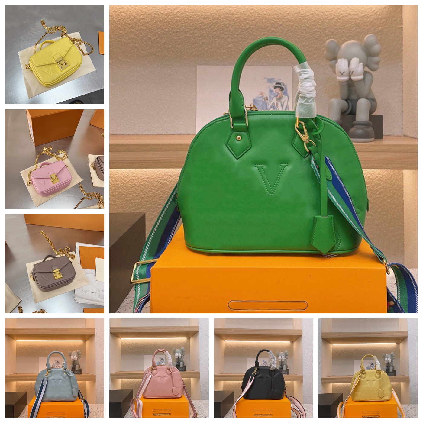 5A Designer Bag Luxury Purse Brand Shoulder Bags Leather Handbag Woman Crossbody Messager Cosmetic Purses Wallet by shoebrand W112 05, #30 box
5A Designer Bag Luxury Purse Brand Shoulder Bags Leather Handbag Woman Crossbody Messager Cosmetic Purses Wallet by shoebrand W112 05, #30 box