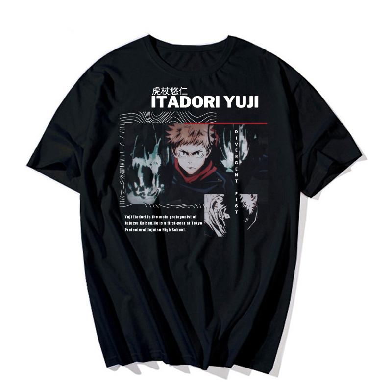 Women's T-Shirt Harajuku Jujutsu Kaisen Tops Yuji Itadori Men's Tshirt Summer Cool Unisex T Shirt Japanese Anime Printed Male Streetwear, Bai1
Women's T-Shirt Harajuku Jujutsu Kaisen Tops Yuji Itadori Men's Tshirt Summer Cool Unisex T Shirt Japanese Anime Printed Male Streetwear, Bai1