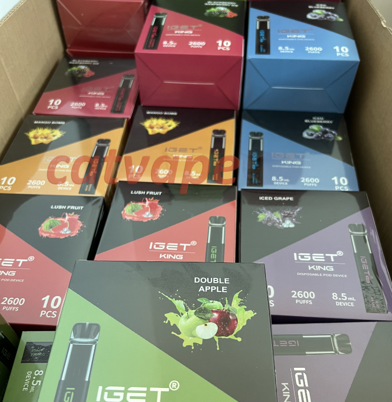 100%Authentic Iget King Original Disposable Electronic Cigarette 2600 puffs Vape Pen VS Mega XXL Max Legend
100%Authentic Iget King Original Disposable Electronic Cigarette 2600 puffs Vape Pen VS Mega XXL Max Legend