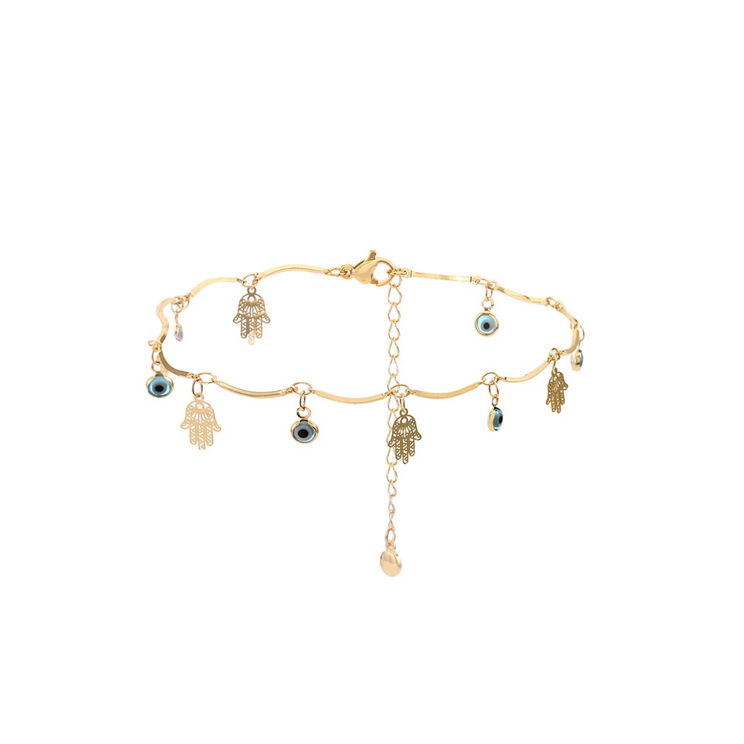 Anklets Evil Eye Pendant Anklet Bracelet Gold Foot Chain Hamsa Hand Jewelry For Women And Girls amsBB
Anklets Evil Eye Pendant Anklet Bracelet Gold Foot Chain Hamsa Hand Jewelry For Women And Girls amsBB