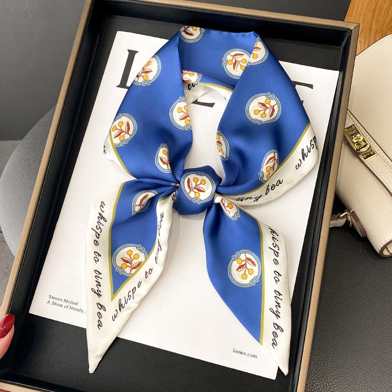 Scarves Fashion Printed Women Satin Silk Scarf Brand Bag Ribbons Hair Small Long Headband Lady Accessories BandsScarves
Scarves Fashion Printed Women Satin Silk Scarf Brand Bag Ribbons Hair Small Long Headband Lady Accessories BandsScarves