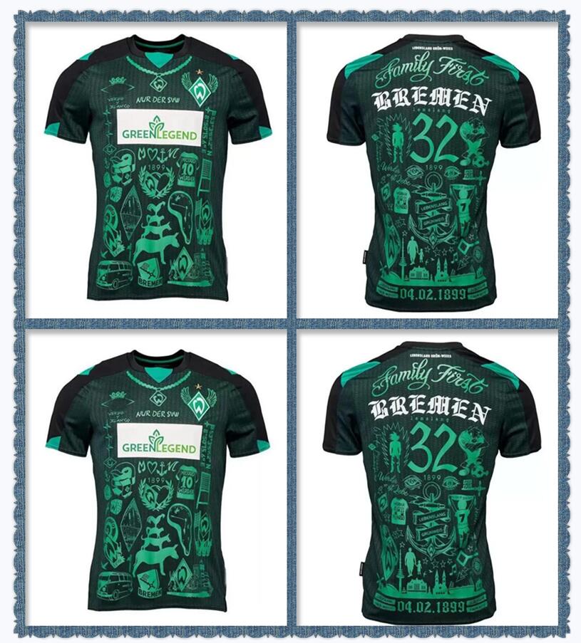 21 22 Werder Bremen SPECIAL SOCCER JERSEY Ducksch Leonardo Bittencourt BLACK GREEN 2021-2022 How Deep is Your Love FOOTBALL SHIRTS TOP THAILAND QUALITY men size s-xxl
21 22 Werder Bremen SPECIAL SOCCER JERSEY Ducksch Leonardo Bittencourt BLACK GREEN 2021-2022 How Deep is Your Love FOOTBALL SHIRTS TOP THAILAND QUALITY men size s-xxl