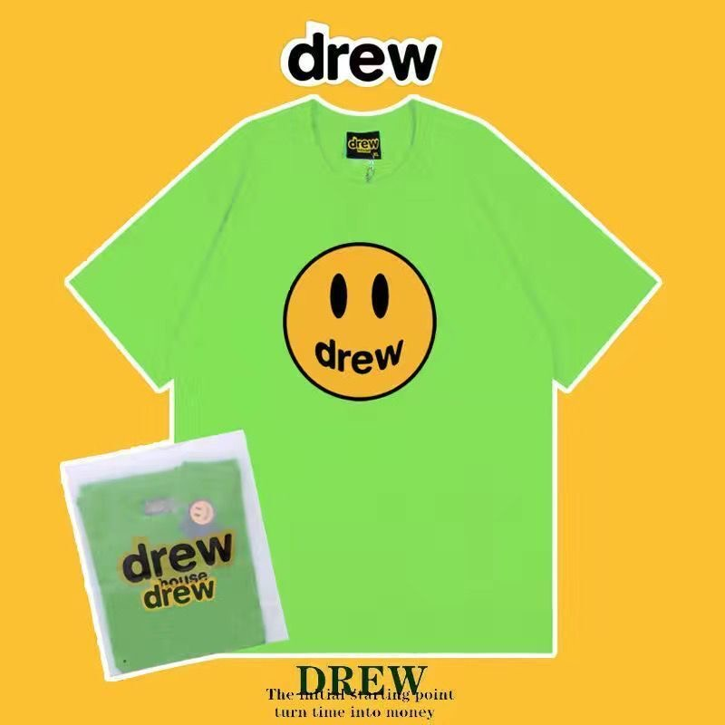 Men' T-Shirts Drew Fashion T Shirt Summer 100% Cotton Men O-neck T-shirt Male Women' Tshirt Short Sleeve High Quality Tops Brand Smile
Men' T-Shirts Drew Fashion T Shirt Summer 100% Cotton Men O-neck T-shirt Male Women' Tshirt Short Sleeve High Quality Tops Brand Smile