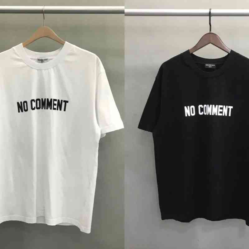 Designer Luxury Spring And Summer Balencigas Letter No Comment Printed T Shirt Mens And Womens Couple Loose Short Sleeve Top Various Styles T-shirt Fashion, 20
Designer Luxury Spring And Summer Balencigas Letter No Comment Printed T Shirt Mens And Womens Couple Loose Short Sleeve Top Various Styles T-shirt Fashion, 20