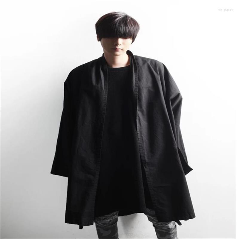 Men' Trench Coats Men' Coat Autumn And Winter Yamamoto Style Collarless Dark Large Pocket Casual Fashion Loose CoatMen' Viol22, Black
Men' Trench Coats Men' Coat Autumn And Winter Yamamoto Style Collarless Dark Large Pocket Casual Fashion Loose CoatMen' Viol22, Black