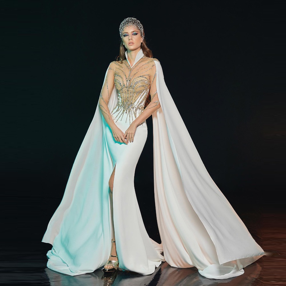 Graceful Wedding Dresses Sequined Beaded With Jacket Bridal Gown Custom Made See Through White Front Split Robes De Mariée, Hunter green
Graceful Wedding Dresses Sequined Beaded With Jacket Bridal Gown Custom Made See Through White Front Split Robes De Mariée, Hunter green