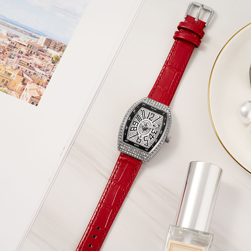 Luxury full diamonds watches women's Frank fashion belt watch lady special genuine leather wristwatches
Luxury full diamonds watches women's Frank fashion belt watch lady special genuine leather wristwatches