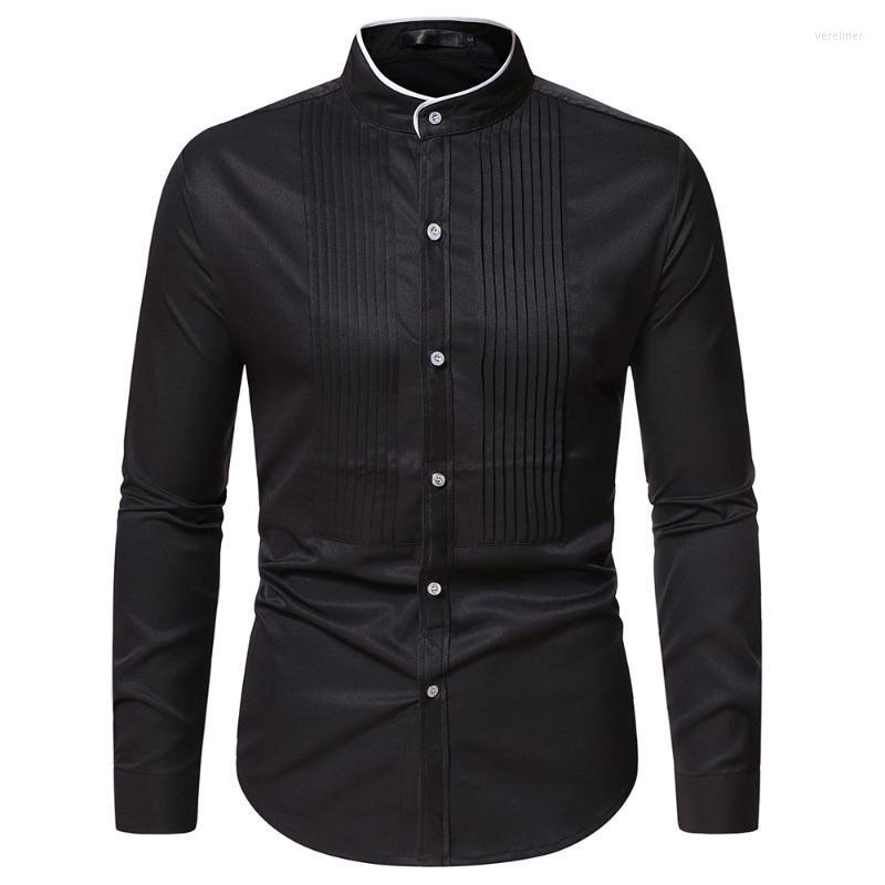 Men's Dress Shirts Suit For Man Single Breast Business Fromal Mens Wedding Shirt Summer Pleated Party Black And WhiteMen's Vere22
Men's Dress Shirts Suit For Man Single Breast Business Fromal Mens Wedding Shirt Summer Pleated Party Black And WhiteMen's Vere22