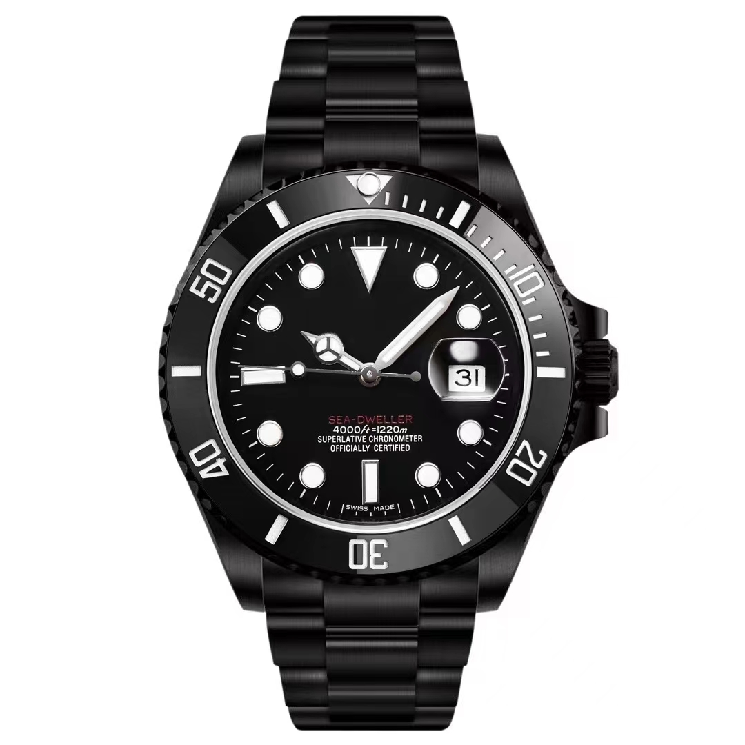 Black Men's Watch Deep Water Resistant 40mm Automatic Mechanical Luxury Watch Super Ice Blue Luminous
Black Men's Watch Deep Water Resistant 40mm Automatic Mechanical Luxury Watch Super Ice Blue Luminous